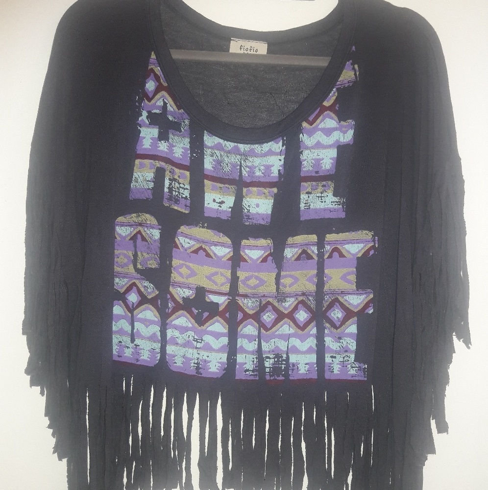 Fio Fio fringe crop top